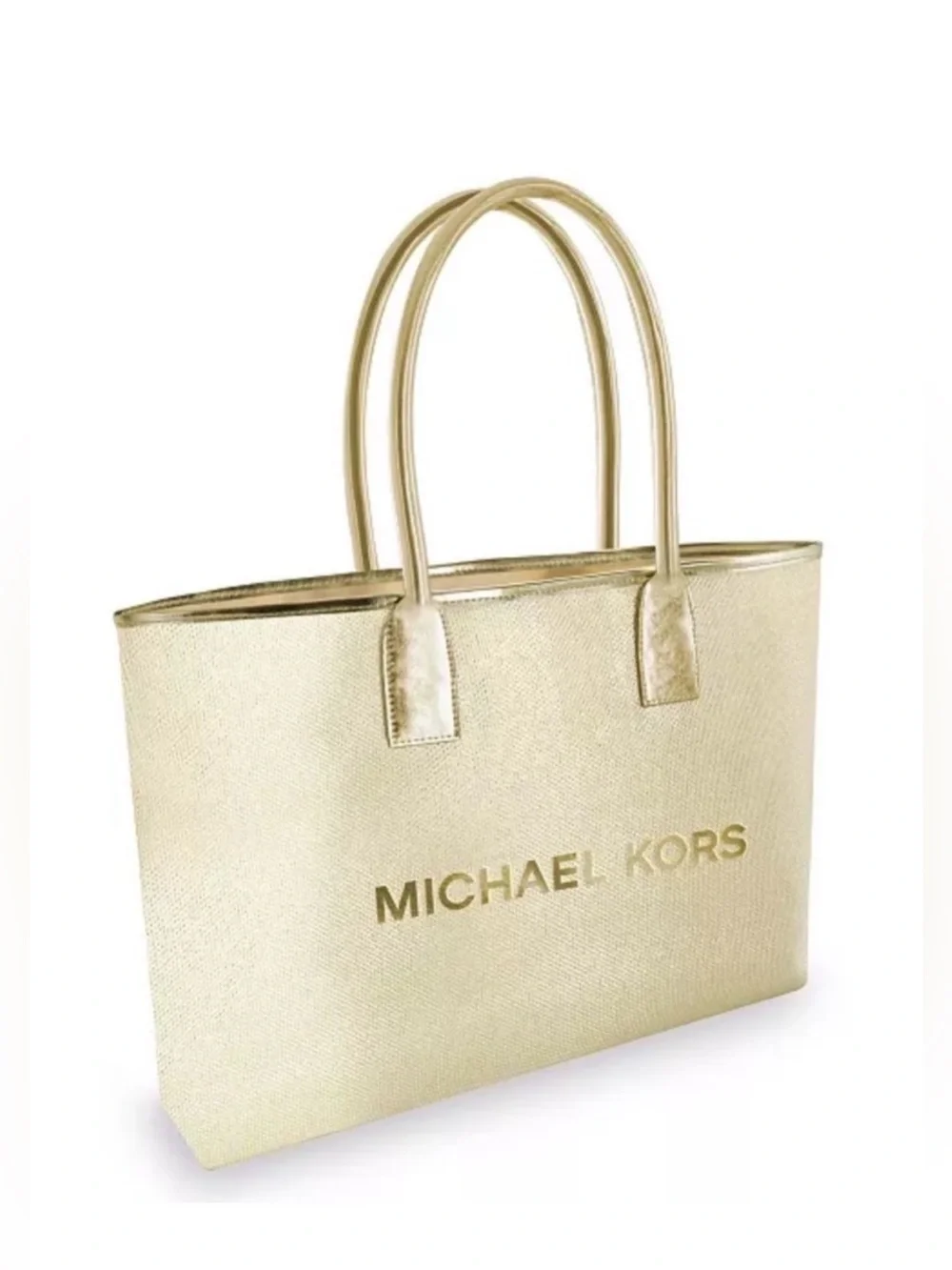 Michael Kors Gold Tote Bag summer , spring so chic ready